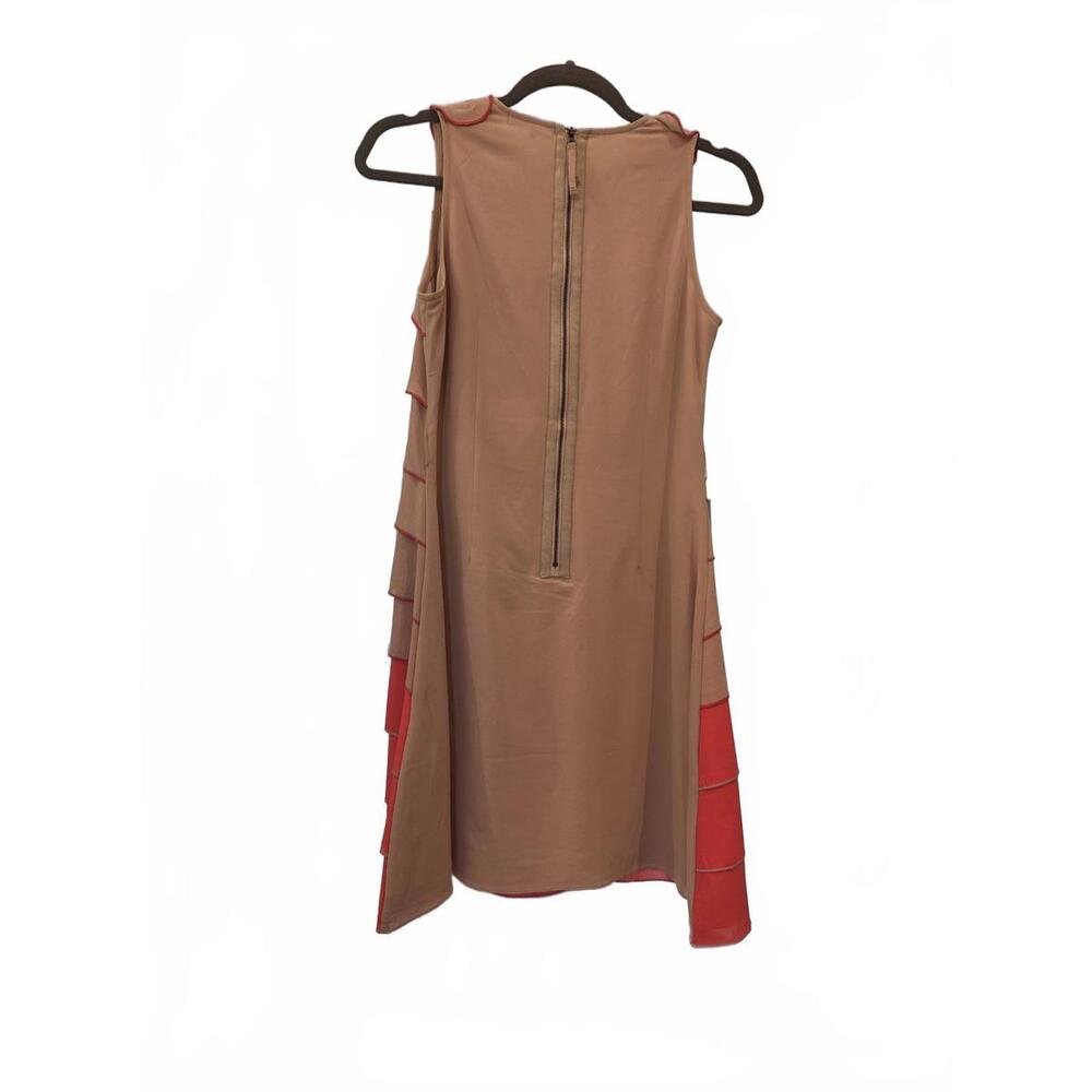 Ryu Peach to Coral Scallop Dress – Size S - Picture 2 of 9